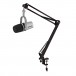 Shure MV7 Podcast Microphone, Silver with Studio Arm