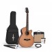 3/4 Single Cutaway Electro Acoustic Guitar + 15W Amp Pack