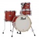 Pearl Midtown 4pc Compact Shell Pack w/Free Bag Set, Orange Crush