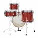 Pearl Midtown 4pc Compact Shell Pack w/Free Bag Set, Orange Crush