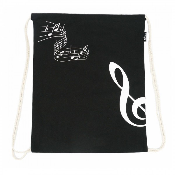 Agifty Drawstring Bag, G-Clef - Front