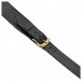 Bear Straps Classic #8 Guitar Strap Brass Buckle, Black