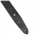 Bear Straps Classic #8 Guitar Strap Brass Buckle, Black