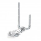 Gibraltar Twin Rod & Clamp, 2-point Adjust, Stand Mount