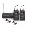 Wireless In Ear Monitor System Pack by Gear4music, 2 Receivers
