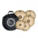 Istanbul Agop XIST Set Piatti Brillanti con Crash da 18" + Custodia