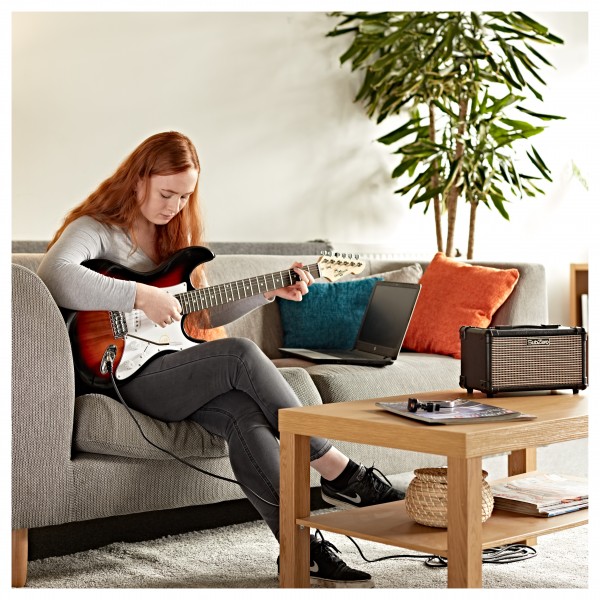 LA Electric Guitar + 35W Complete Amp Pack, Sunburst