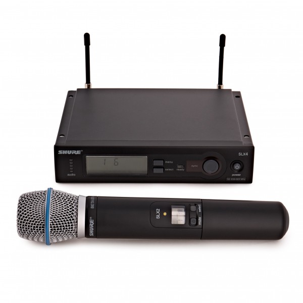 Shure SLX24UK/B87A-S6 Handheld Wireless Microphone System - Full Package