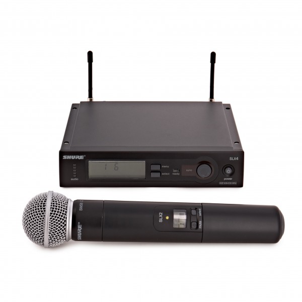 Shure SLX24UK/SM58-K3E Handheld Wireless Microphone System - Full Package