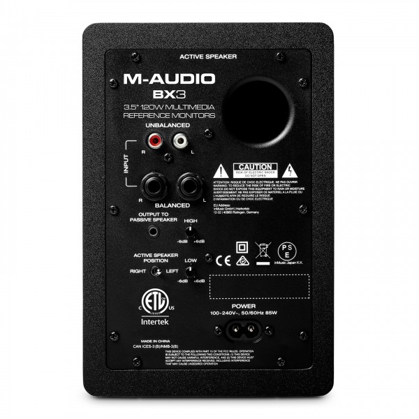 BX3 Multimedia Monitors, Pair - Rear