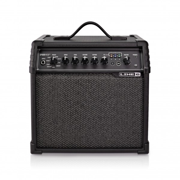 Yamaha Pacifica 012, Black & Line 6 Spider V 20 Pack