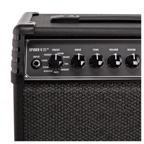 Yamaha Pacifica 012, Black & Line 6 Spider V 20 Pack