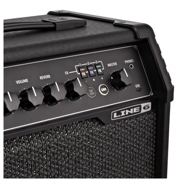 Yamaha Pacifica 012, Black & Line 6 Spider V 20 Pack