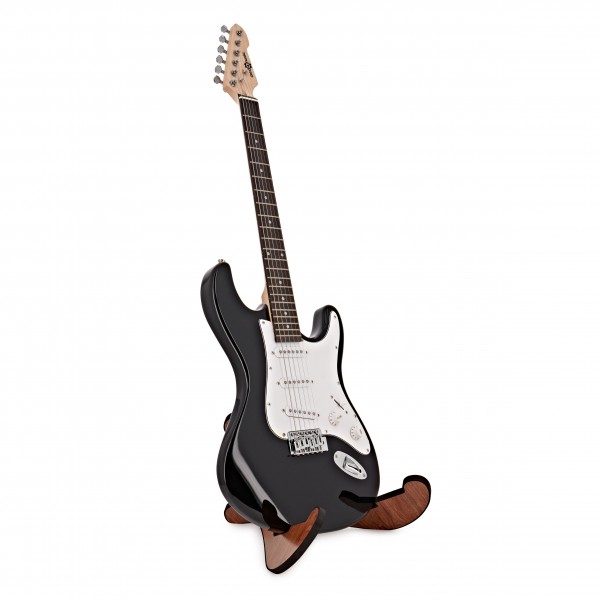 Guitar and Bass Stand by Gear4music, Wood
