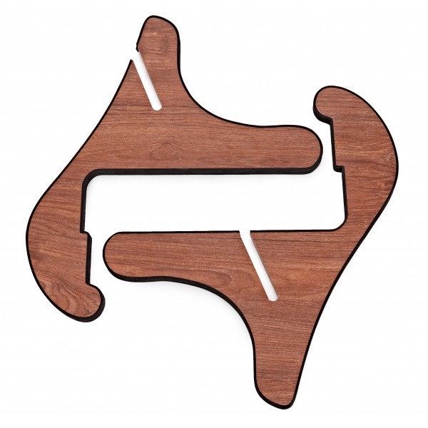 Guitar and Bass Stand by Gear4music, Wood