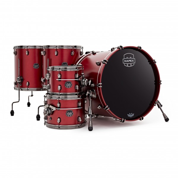 Mapex Saturn Evolution Maple/Walnut 22'' 5pc, Tuscan Red