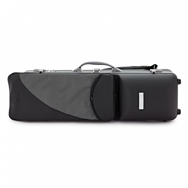 BAM 3026XL Hightech Bass Clarinet Case, Black Panther, Side