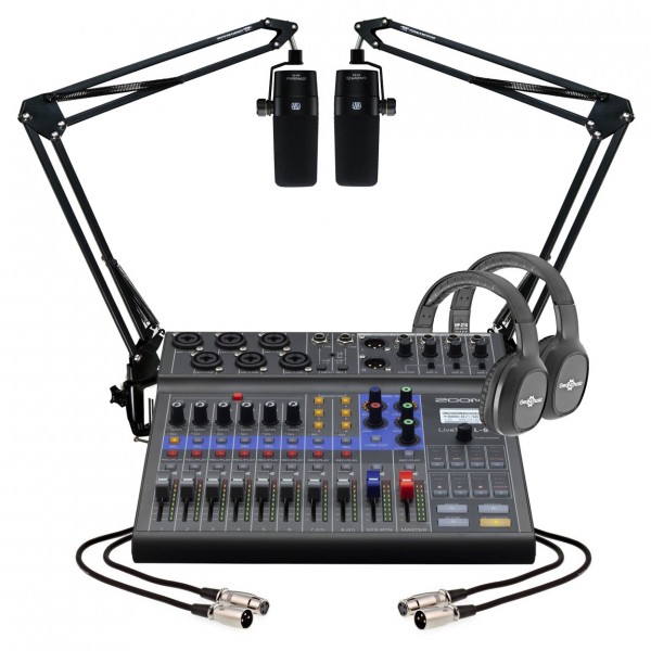 Presonus PD-70 Podcasting Bundle with Zoom LIVETRACK-L8 - Full Bundle