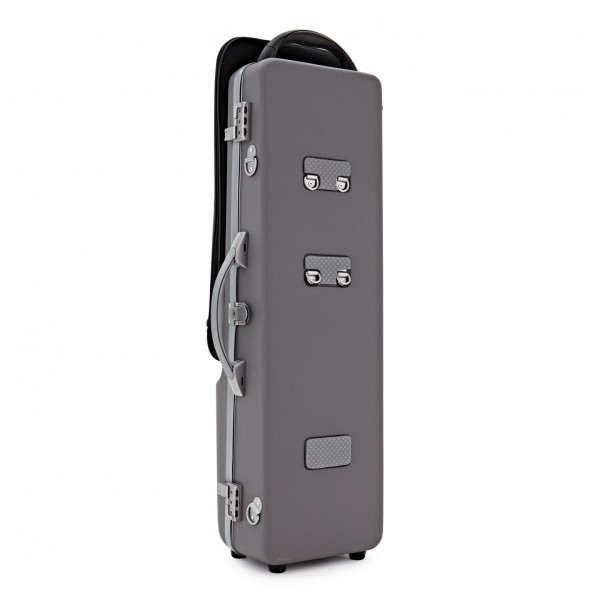 BAM 3026XL Hightech Bass Clarinet Case, Grey Panther, Back