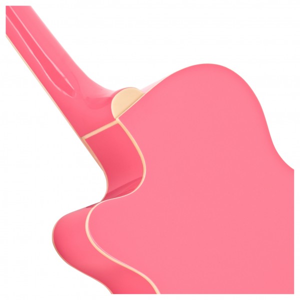 Single Cutaway Electro Acoustic Guitar + 15W Amp Pack, Pink