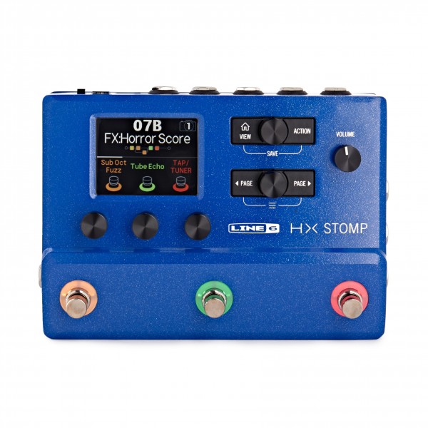Line 6 Helix HX Stomp Multi-Effects Pedal Ltd Ed, Blue