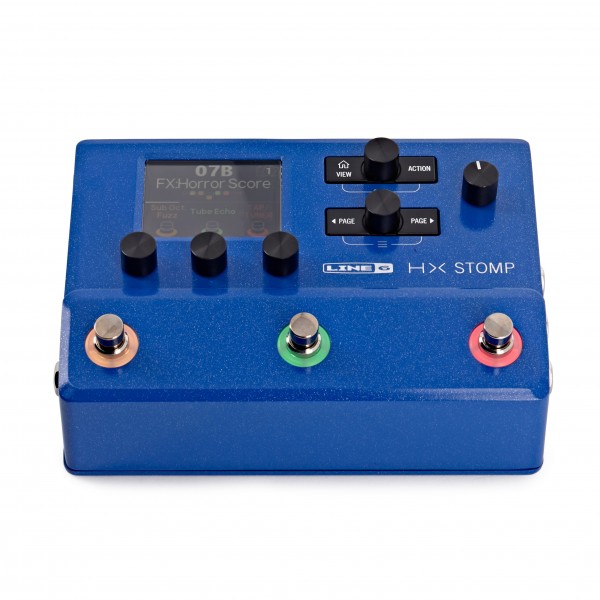 ギター Line6 HX Stomp BLUE ED Line 6 HX Stomp Limited-Edition Multi-Effects Pedal
