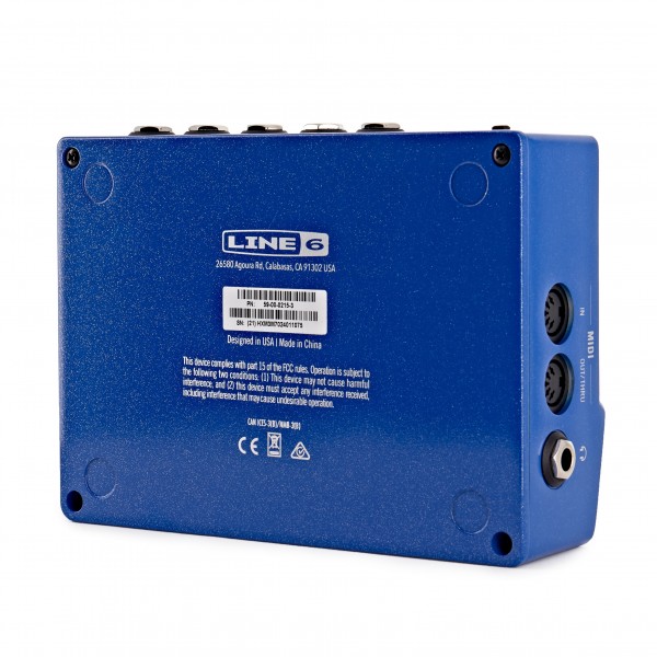 Line 6 Helix HX Stomp Multi-Effects Pedal Ltd Ed, Blue at Gear4music