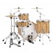 Mapex Mars 24'' 4pc Big Beat Drum Kit w/Cymbals, Driftwood