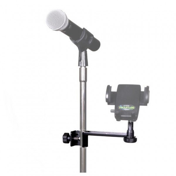 AirTurn Side Mount Clamp - Front View - MIC, MIC STAND AND SMARTLOK NOT INCLUDED