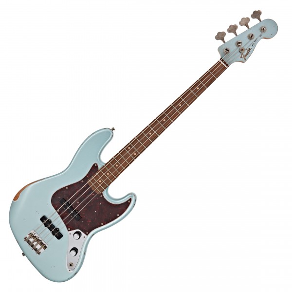 Fender 60th Anniversary Road Worn 60s Jazz Bass PF, Firemist Silver