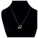 Gold-Plated Quaver Necklace - Mannequin 2