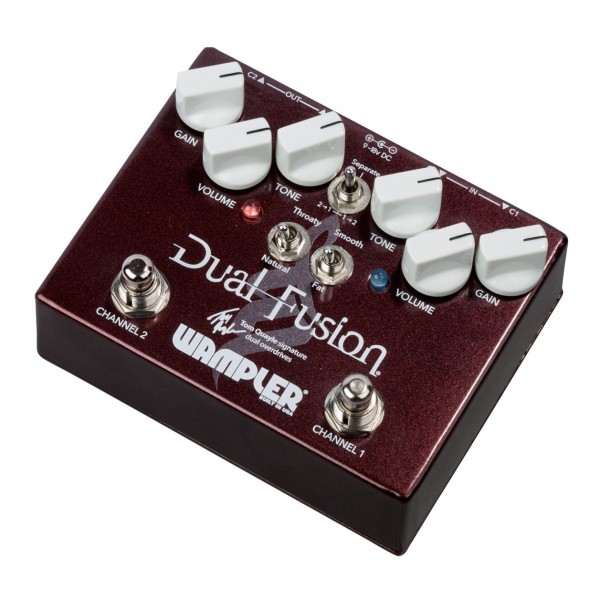 Wampler Dual Fusion Drive Pedal | Gear4music