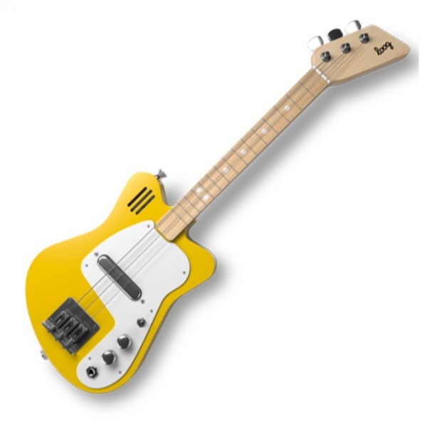 Loog Electric Mini, Yellow - Front View