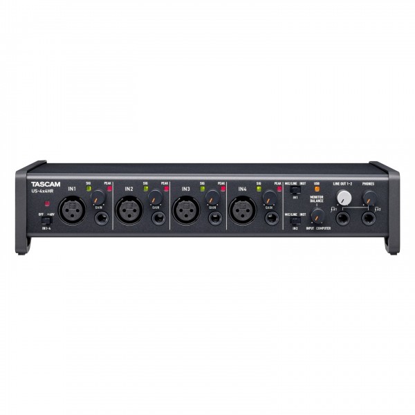 Tascam 4x4 High-Resolution USB-C Audio Interface - Front