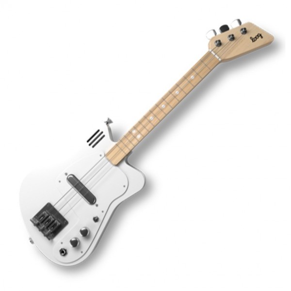 Loog Electric Mini, White - Front View