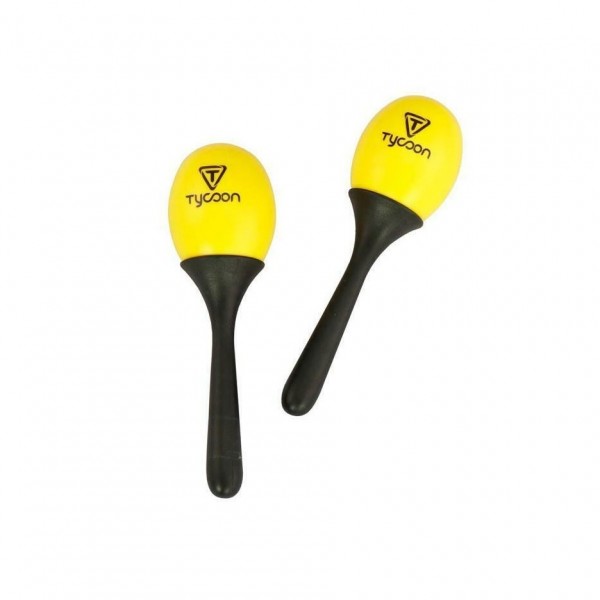 Tycoon Little Plastic Maracas, Yellow