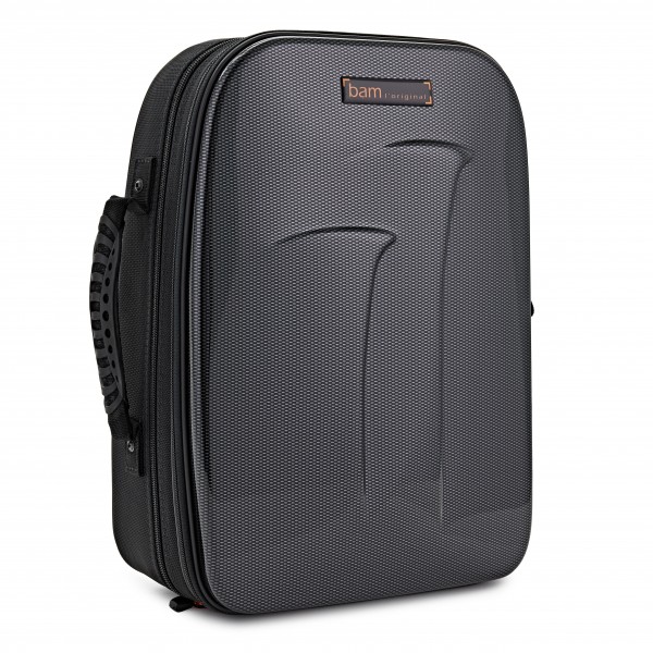 BAM New Trekking Double Clarinet Case, Black Carbon Finish