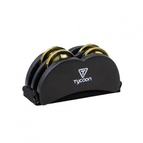 Tycoon Foot Tambourine with Bright Brass Jingles