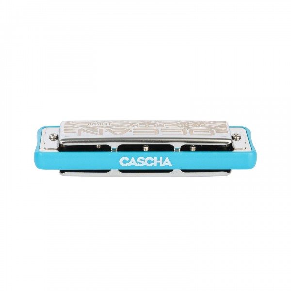 Cascha Ocean Rock Blues Harmonica Blue, G, back