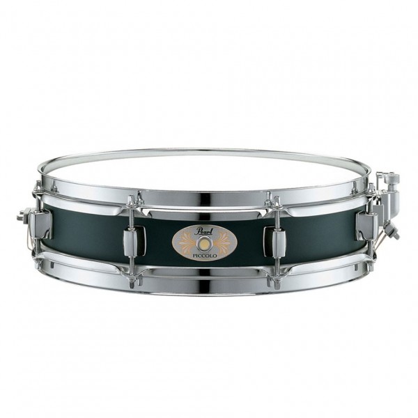 Pearl 13'' x 3'' Steel Piccolo Snare Drum, Black
