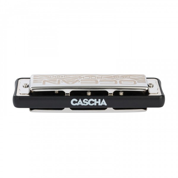 Cascha Ocean Rock Blues Harmonica Black, E, back