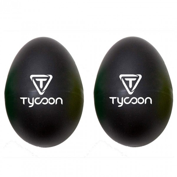 Tycoon Plastic Egg Shaker, Black