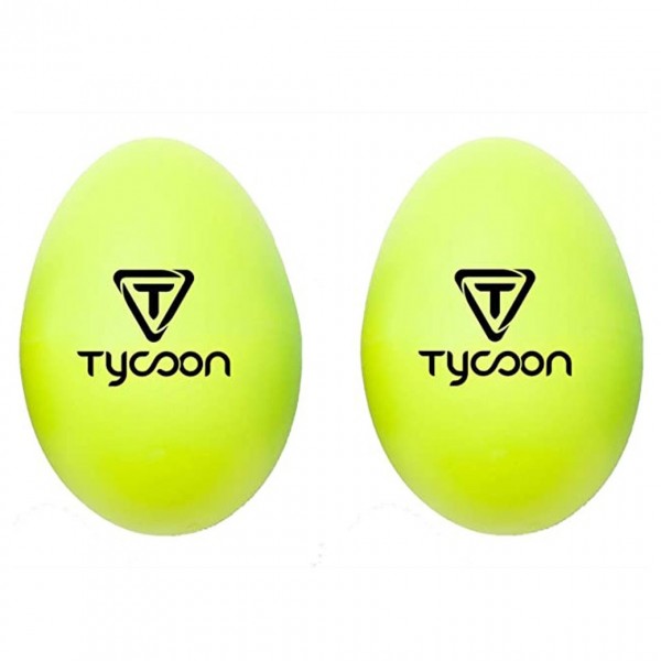 Tycoon Plastic Egg Shaker, Yellow