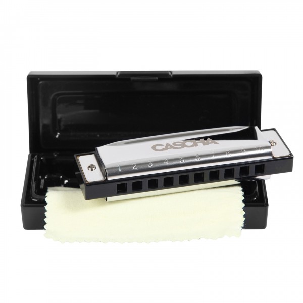 Cascha Blues Harmonica, G, Case