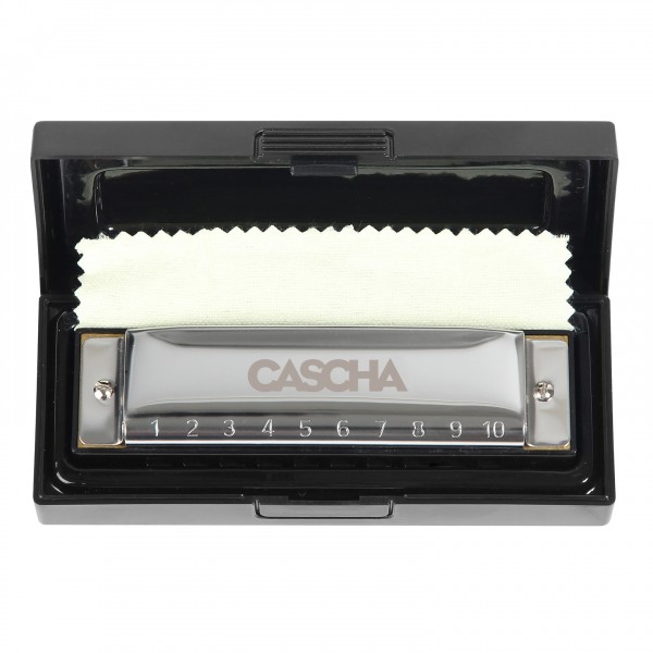 Cascha Blues Harmonica, G, Case