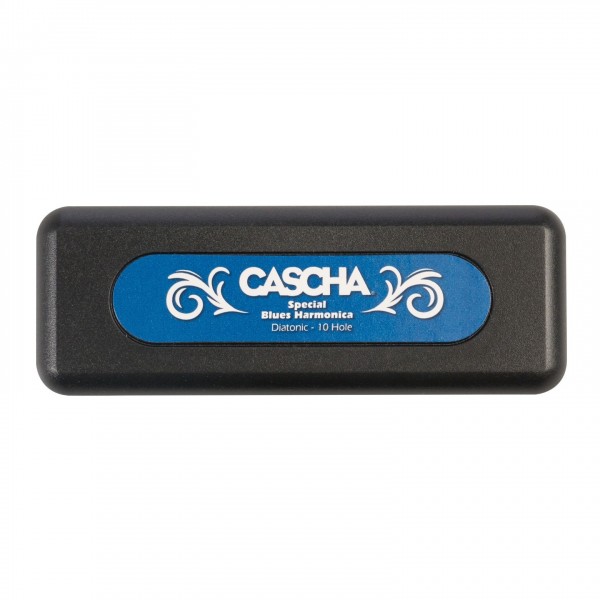 CASCHA Master Edition Blues Mundharmonika - D-Dur, Phosphor Bronze, Mit Soft Case & Pflegetuch