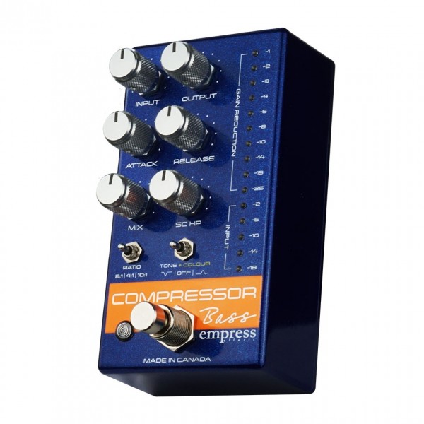 Empress Effects Bass Compressor, Blue | Gear4music