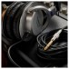 Roland RH-200S Monitor Headphones, Silver - Headphones in Use