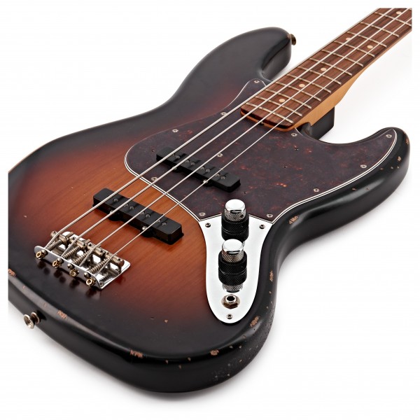 Fender 60th Anniversary Road Worn 60s J Bass PF, 3-Tone Sunburst