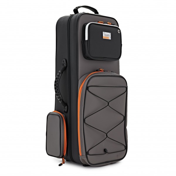 BAM Peak Performance Alto Saxophone Case, Black and Grey